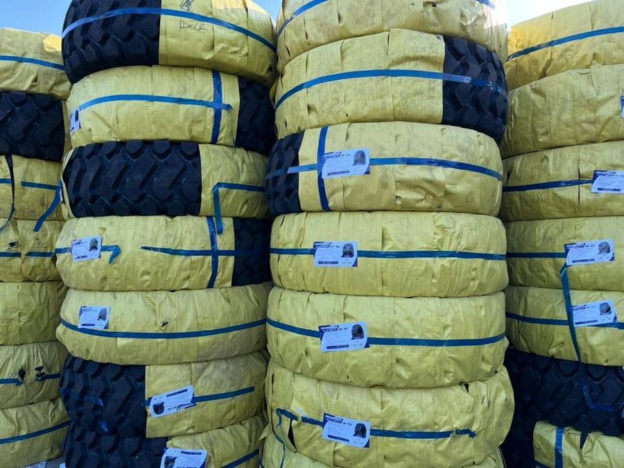 إطارات مغلّفة جاهزة للتوزيع